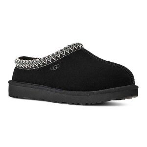UGG Black Slippers with White Detailing